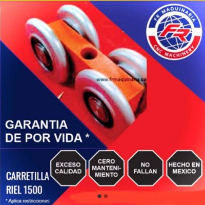 CARRETILLAS RIEL 1500